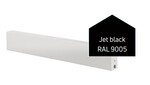 Радіатор PURMO PLAN Plint PD FFCV22 200x2300, нижнє підключення, колір RAL9005 (Jet Black)